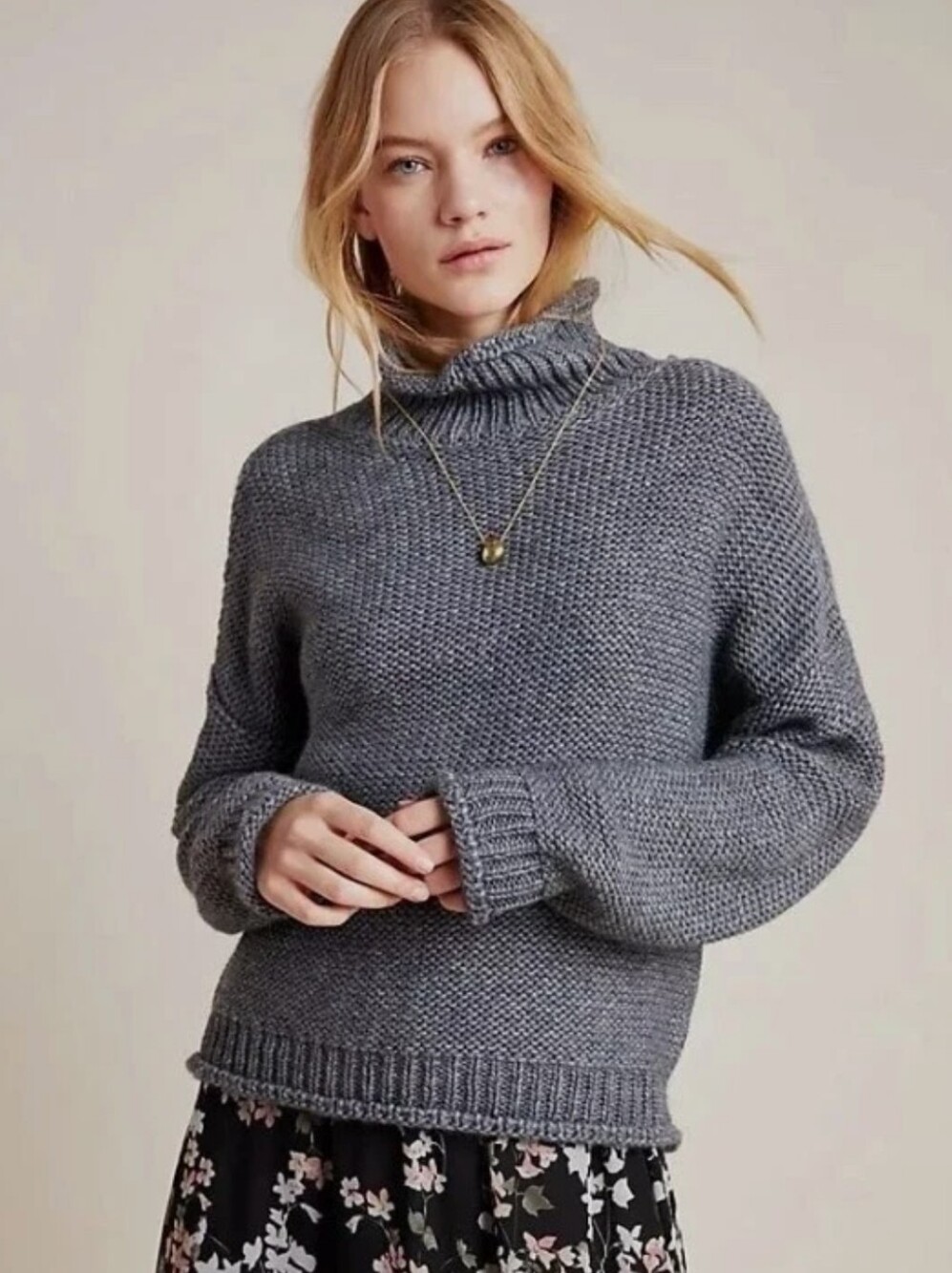 Anthropologie Wool Blend Lottie Sweater